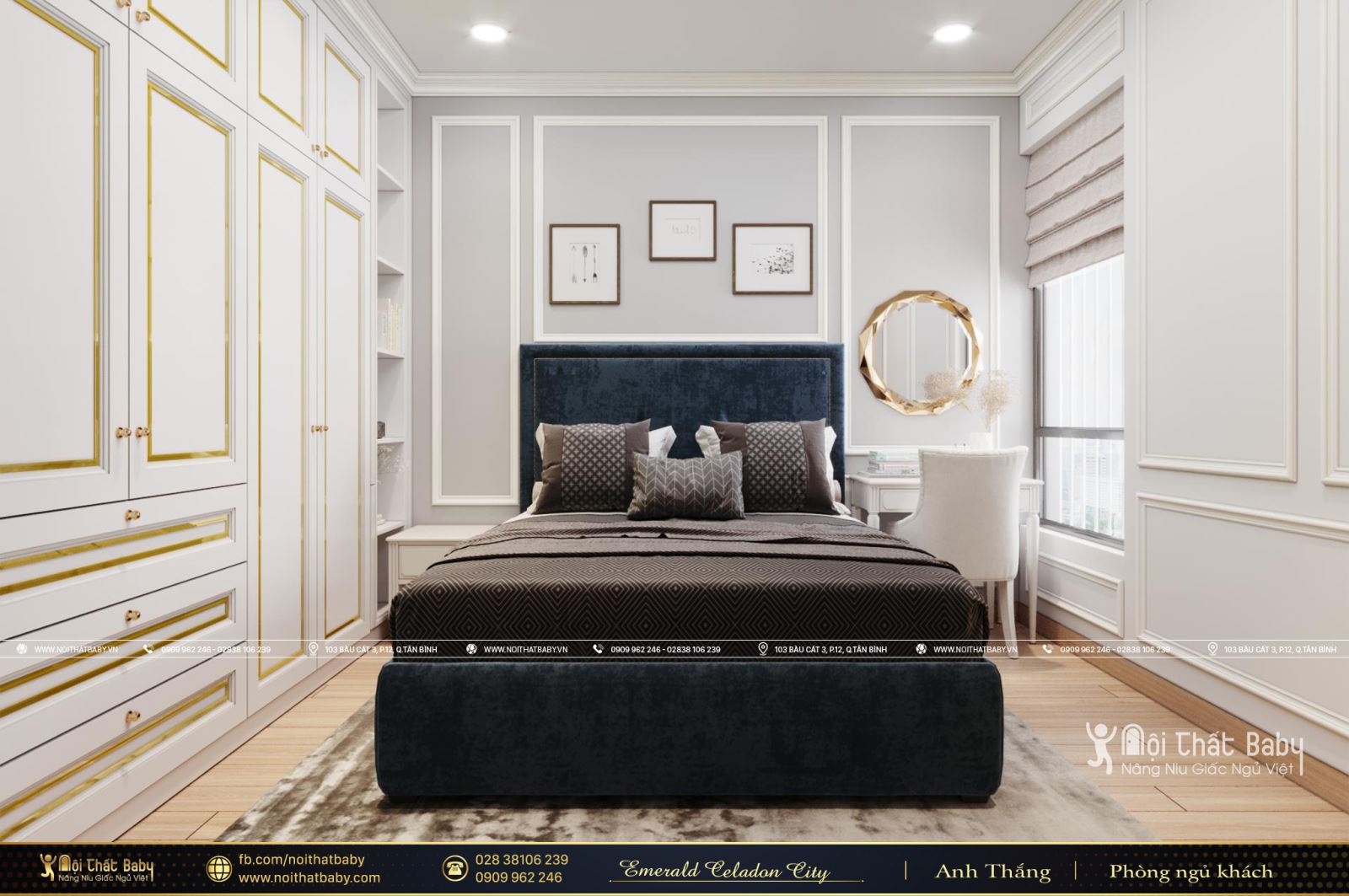 Tổng hợp các mẫu thiết kế nội thất Chung cư Emerald Celadon City